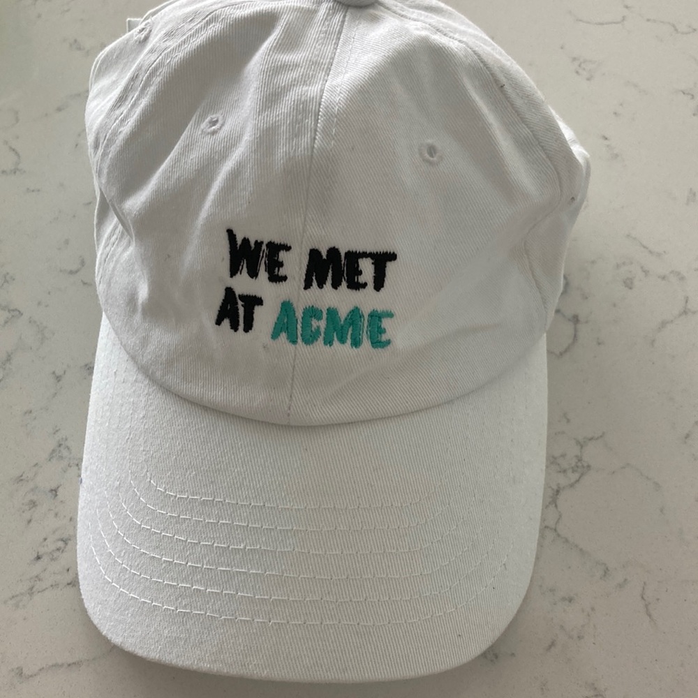 We Met At Acme hat (merch)